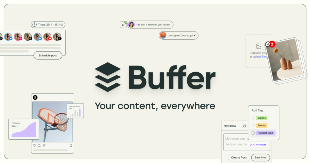خدمة Buffer: هل هي الأداة الأذكى لإدارة المحتوى الرقمي؟
